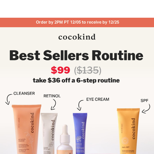 $36 off a 6-step routine