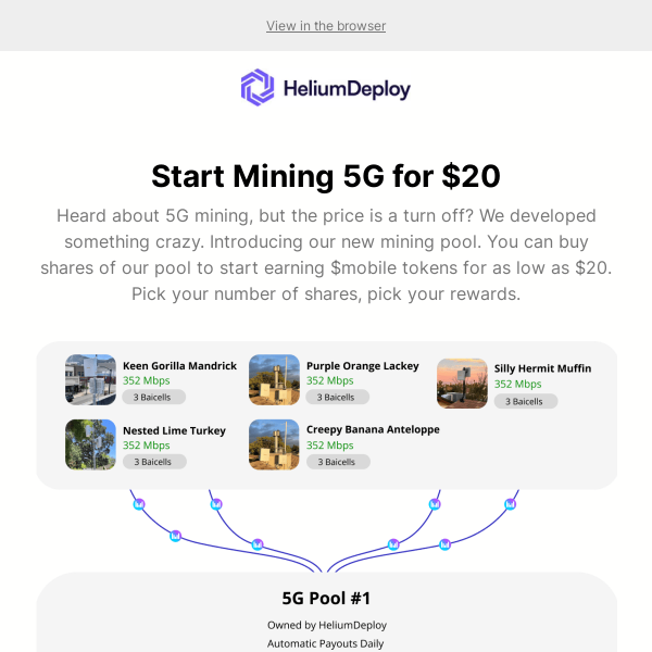 Start Mining 5G for only $20 with Pool Mining. How? Join Webinar 6PM EST to Find Out