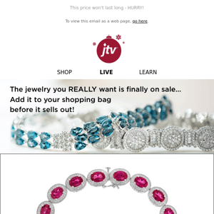 Price Drop on Red Lab Created Ruby Rhodium Over Sterling Silver Bracelet 12.50ctw Revealed!
