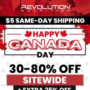 🍁 Happy Canada Day! Enjoy 55% Bulk Protein!