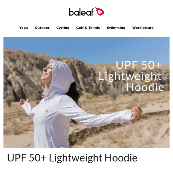 Meet Lightweight & UPF50+ Tops - Baleaf