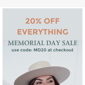 Happy Shopping - 20% off Everything at MaeMae!