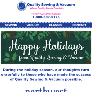 Merry Christmas from Quality Sewing