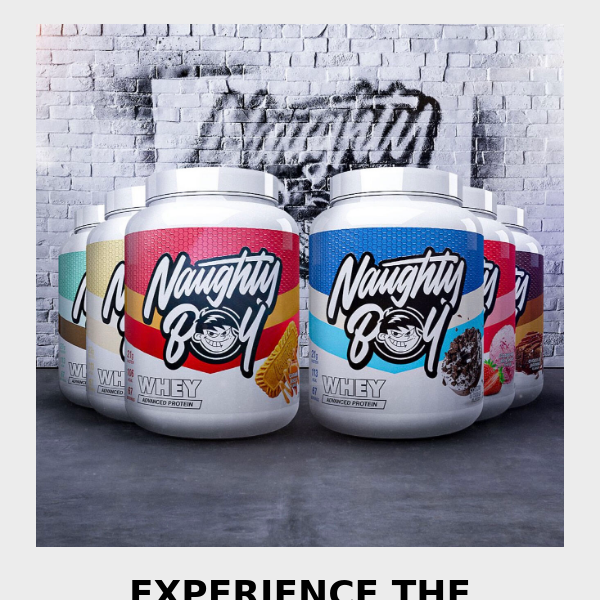 Two Brand New Flavours Of Naughty Boy Advanced Whey!