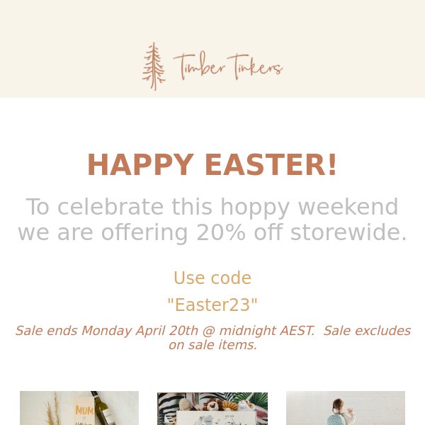 🎉EASTER WEEKEND SALE 🎉