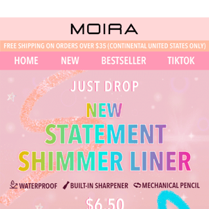 ⏰ Just Drop! Statement Shimmer Liner 🌈