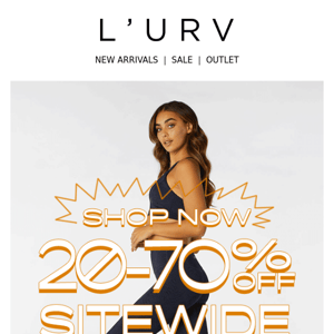 Shop 20-70% off Sitewide 🌟