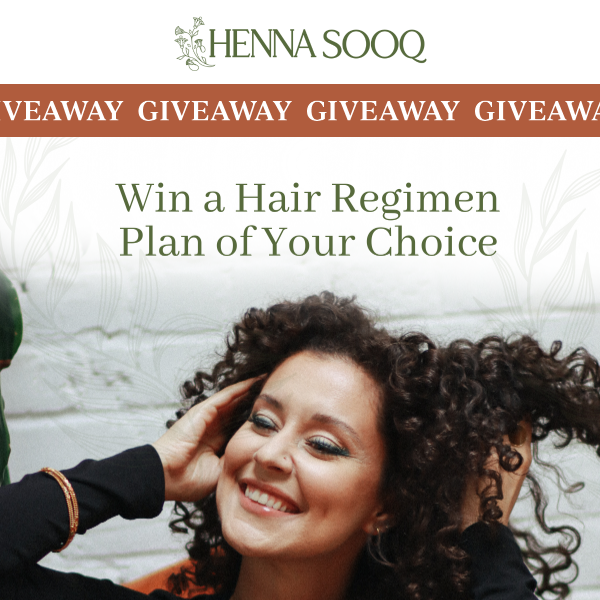 🥳 WIN a $218 Hair Regimen! 🎉