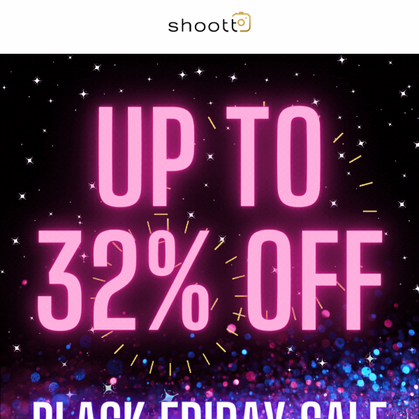 😍 Black Friday SALE starts NOW! Save up to 32%!