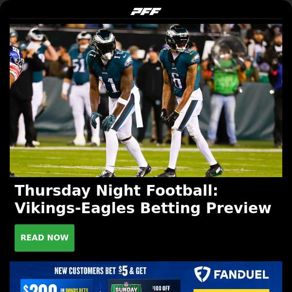 Vikings vs. Eagles Spread Pick, Player Props & Best Bets: Thursday, 9/14 -  Sports Illustrated Philadelphia Eagles News, Analysis and More