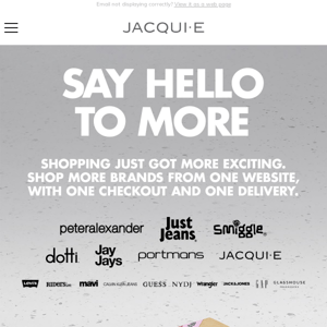 Say Hello To More, Shopping Just Got More Exciting!