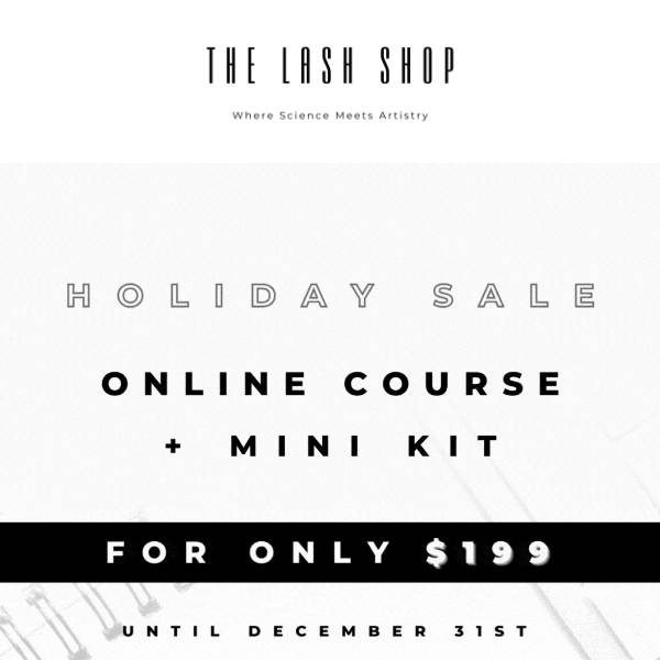 Online Course + Mini Kit for ONLY $199 📚