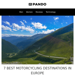 TOP7 MOTORCYCLING DESTINATIONS IN EUROPE