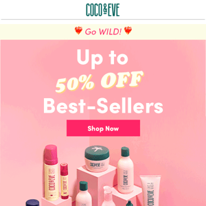 SURPRISE SALE: Up to 50% OFF your fav self-care besties!