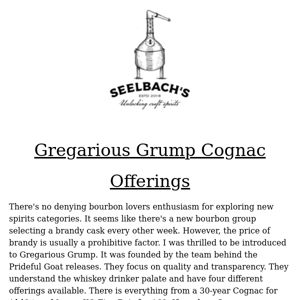 Introducing Gregarious Grump Spirits