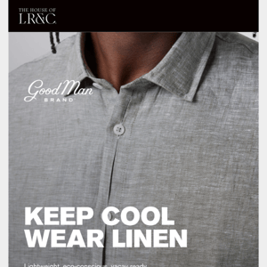 New: lightweight linen essentials