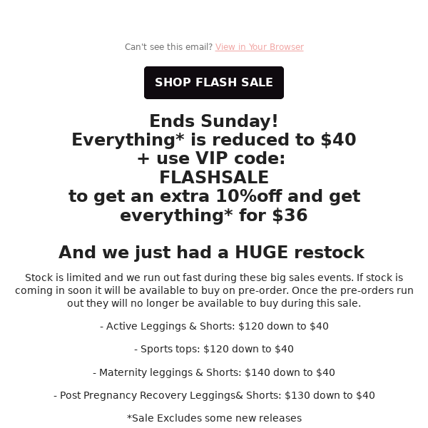 Sale Ends Sunday: Everythings $36 Flash Sale! VIP code inside - Emamaco