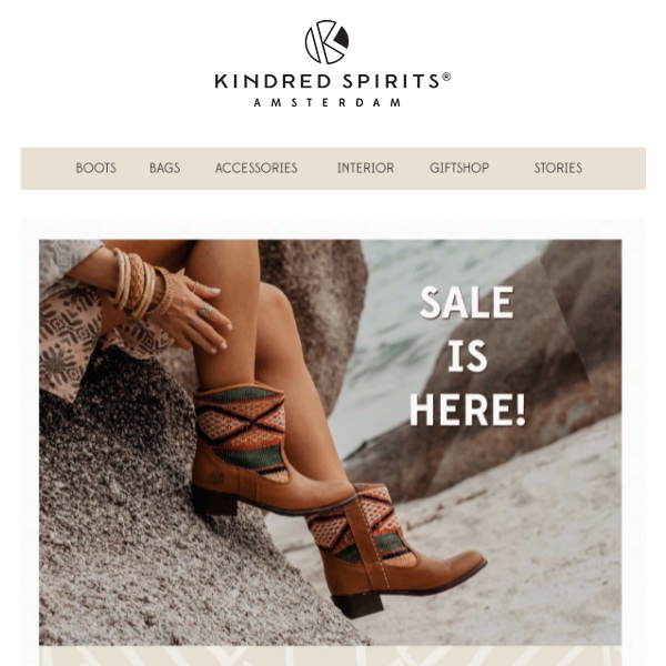 SURPRISE! SALE = ON at Kindred Spirits