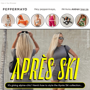 PM BABES In APRÉS SKI COLLECTION ❄️🎿