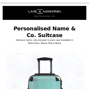 💚 New Tiffany & Co. Inspired Suitcases