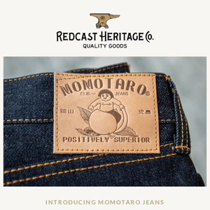 MOMOTARO Jeans now at Redcast! 🍑