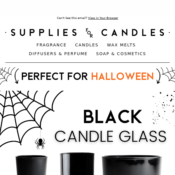 Elevate Your Halloween Decor with Black Gloss Candle Glasses! 🖤 🕷️🕸️