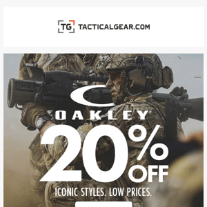 Make room for (20% off) Oakley 😎🧤🎒