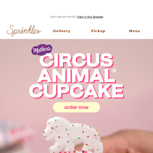 Flavor Drop! Mother’s Circus Animal Cupcake