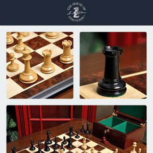Our Featured Chess Set of the Week - The Harrwitz Series Timeless Chess Pieces - 3.5" King
