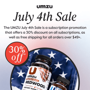 The Umzu 4th of July Sale is Live! 🇺🇸