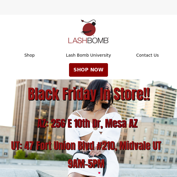 Shop Black Friday IN STORE! 🤩