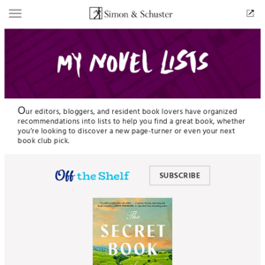 My Novel Lists: The Best Book Lists from Around the Web!