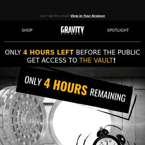 LAST CHANCE only 4 Hours Left!
