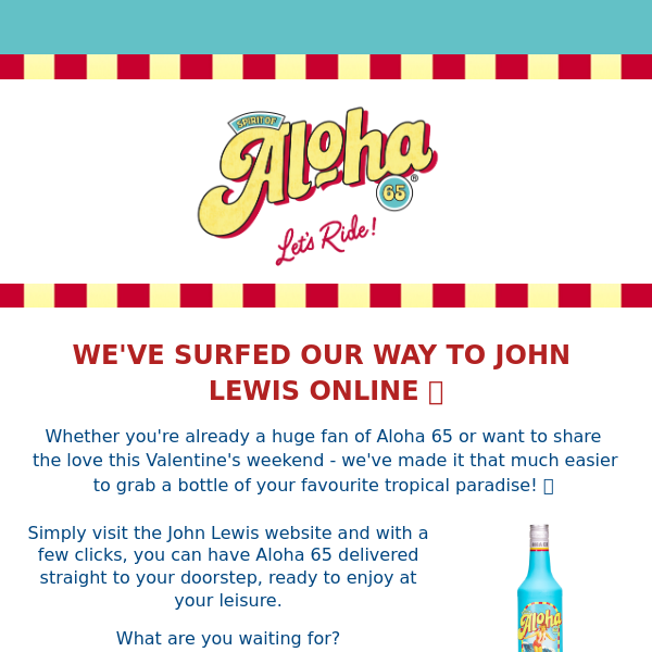 Exciting news: We’re now available at John Lewis! 🥂