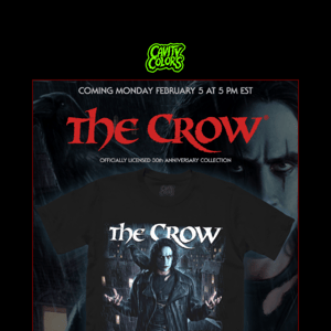 🐦‍⬛ THE CROW coming February 5th! 👀