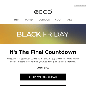 It's The Final Countdown: Extra 30-40% off