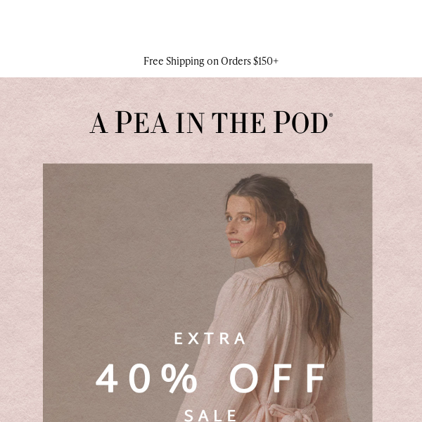Take an Extra 40% Off Sale 🌷