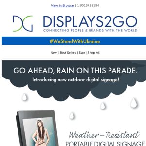 Go Ahead, Rain On This Parade...