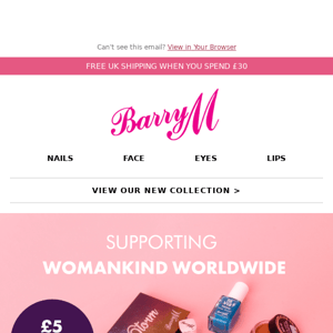 Shop the Womankind Makeup Charity Goody Bag 💗
