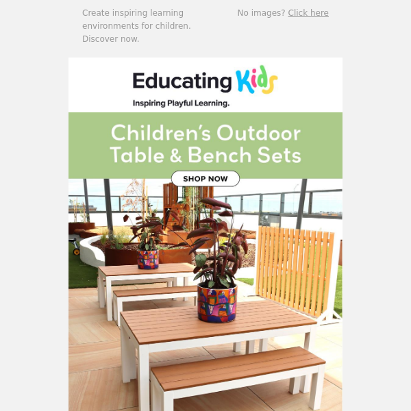 🍃Children's Outdoor Table & Bench Sets🍃