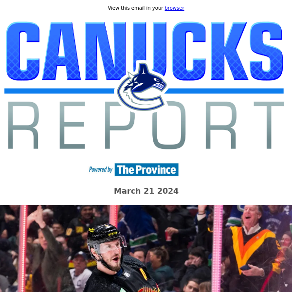 Canucks Game Day: Making sure the Hab-notes don't find way to play spoiler