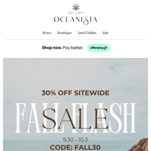 Fall Flash Savings 🏝