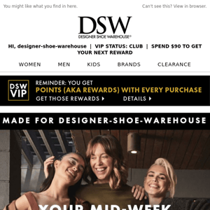 Designer Shoe Warehouse, here comes fall 🍂