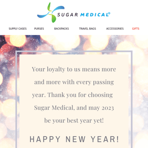 Happy New Year from all of us at Sugar Medical 🎊