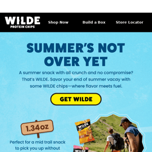 End Your Summer the WILDE Way 😎