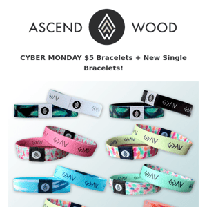 😀 CYBER MONDAY $5 Bracelets!