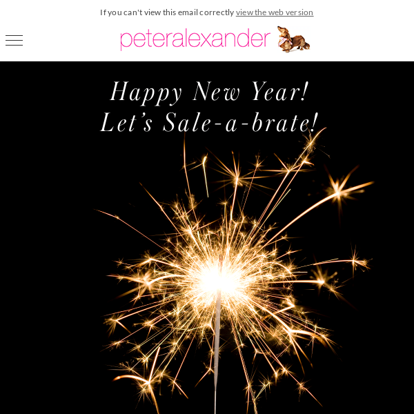 Let's Sale-a-brate the New Year!