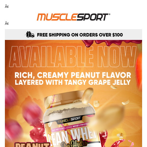[NEW Lean Whey Flavor] 🥜 It's Peanut Butter Jelly Time!