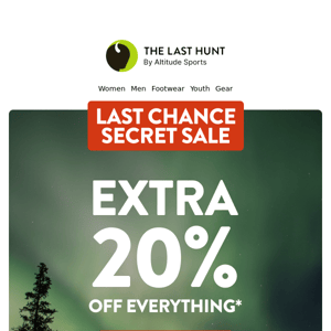 Use your exclusive 20% off before it's gone