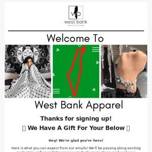 Welcome To West Bank Apparel!